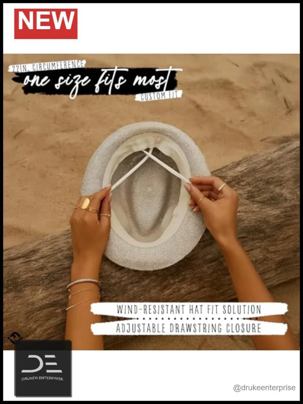 UPF 50+ Straw Fedora Hat for Women - Packable Short Brim Sun Hat